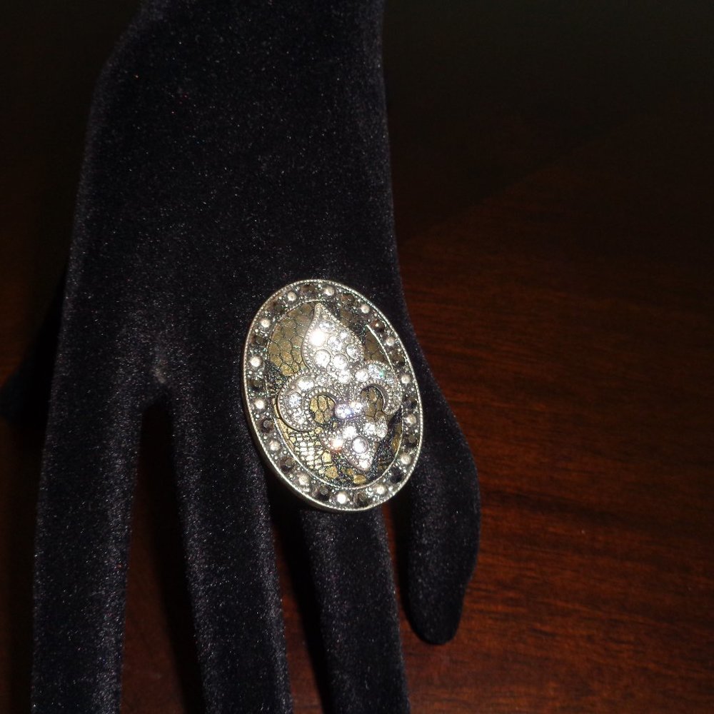 Costume Jewelry- monogram ring